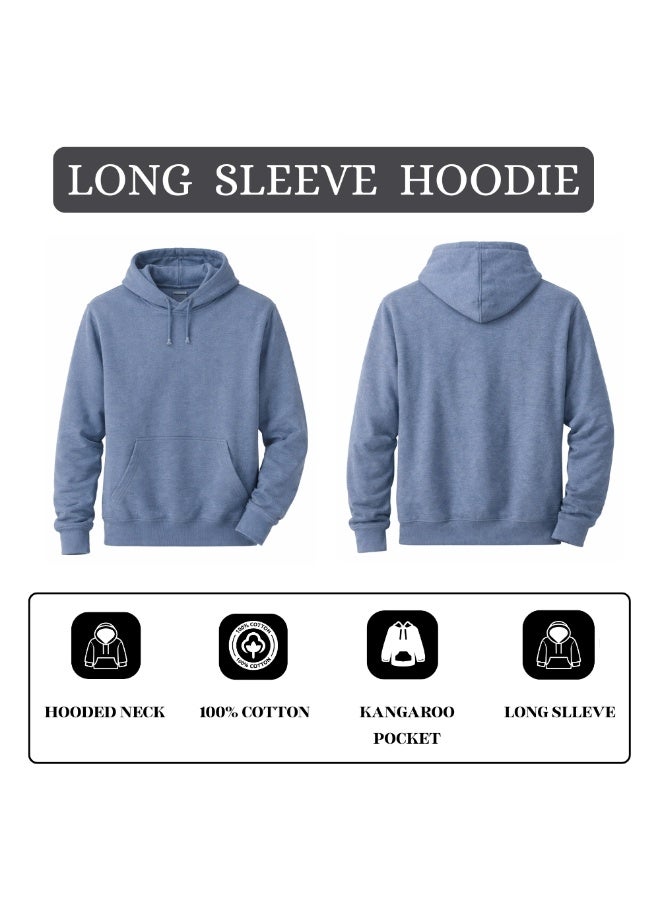 برينت شوب فور مي هوديي للرجال - بلوفر كلاسيكي بقلنسوة للرجال - هودي ناعم ومريح للارتداء اليومي، بدون سحاب، سويت شيرت دافئ وأنيق للخريف والشتاء - Image 5